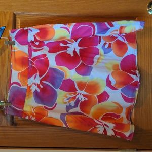 New York & Company floral skirt women's size 10